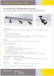End D Flyer-banner-Mini-LED-RGBA-smart-lamps-LED-Strahler D