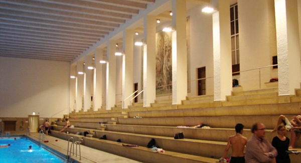 Swimming hall